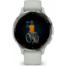 Часы VENU 3S SILVER STAINLESS STEEL BEZEL WITH SAGE GRAY CASE AND SILICONE BAND 010-02785-01